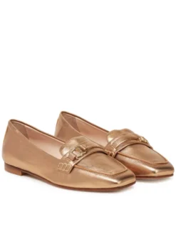 Pollini Loafersy PA10121C0MPE0900 Złoty