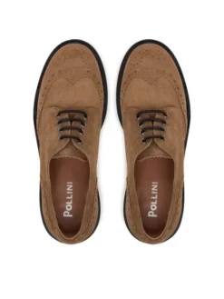 Pollini Oxfordy SA10273G1NTF0135 Brązowy
