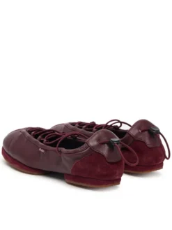 Polo Ralph Lauren Baleriny Ballerina Sneaker 804P08221003 Bordowy