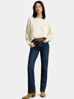 Polo Ralph Lauren Bluza 211B17785002 Kremowy Relaxed Fit