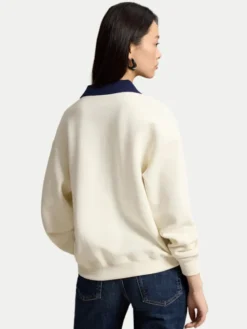 Polo Ralph Lauren Bluza 211B17785002 Kremowy Relaxed Fit