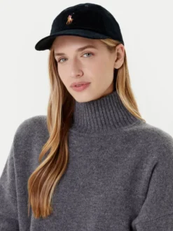 Polo Ralph Lauren Czapka z daszkiem 211A90413002 Czarny
