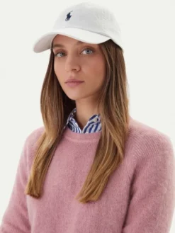 Polo Ralph Lauren Czapka z daszkiem 211912843018 Biały