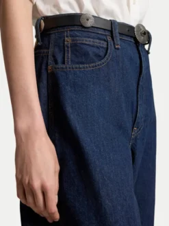Polo Ralph Lauren Jeansy 211B29852001 Granatowy Mom Fit