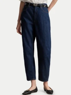 Polo Ralph Lauren Jeansy 211B29852001 Granatowy Mom Fit