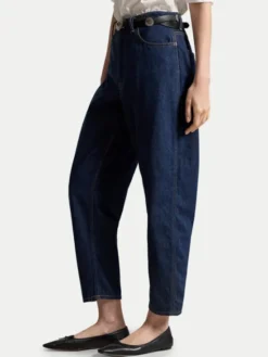Polo Ralph Lauren Jeansy 211B29852001 Granatowy Mom Fit