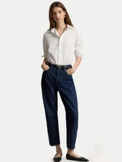 Polo Ralph Lauren Jeansy 211B29852001 Granatowy Mom Fit