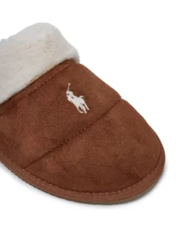 Polo Ralph Lauren Kapcie 842957049001 Brązowy