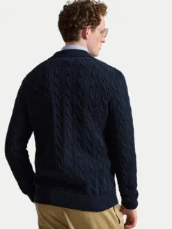 Polo Ralph Lauren Kardigan 710979114500 Granatowy Regular Fit