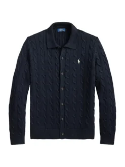 Polo Ralph Lauren Kardigan 710979114500 Granatowy Regular Fit