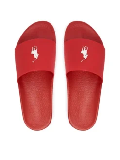 Polo Ralph Lauren Klapki 809P07314003 Czerwony