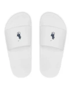 Polo Ralph Lauren Klapki Polo Slide 809892945007 Biały