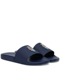 Polo Ralph Lauren Klapki Polo Bear Slide 809P09762002 Granatowy