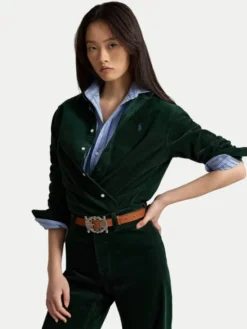 Polo Ralph Lauren Koszula 211A93203011 Zielony Regular Fit