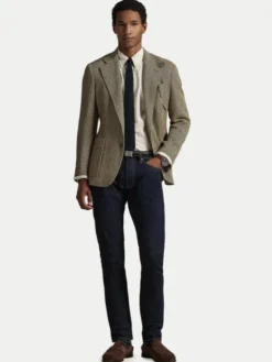 Polo Ralph Lauren Koszula 710B15595007 Beżowy jasny Custom Fit