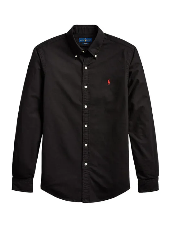 Polo Ralph Lauren Koszula Bsr 710772288 Czarny Slim Fit