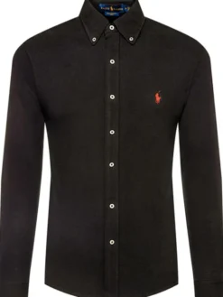 Polo Ralph Lauren Koszula Bsr 710772288 Czarny Slim Fit