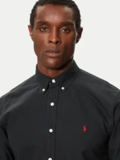 Polo Ralph Lauren Koszula Bsr 710772288 Czarny Slim Fit