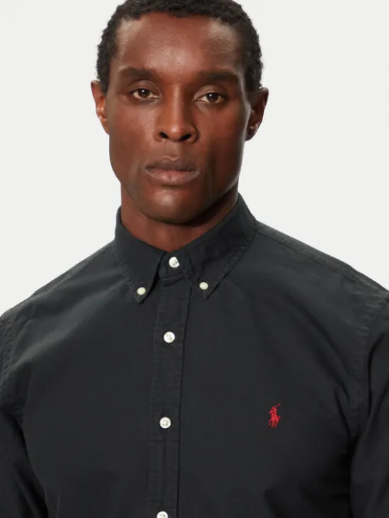 Polo Ralph Lauren Koszula Bsr 710772288 Czarny Slim Fit