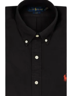 Polo Ralph Lauren Koszula Bsr 710772288 Czarny Slim Fit