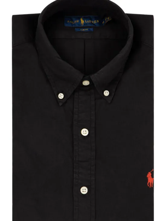 Polo Ralph Lauren Koszula Bsr 710772288 Czarny Slim Fit