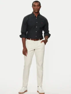 Polo Ralph Lauren Koszula Bsr 710772288 Czarny Slim Fit