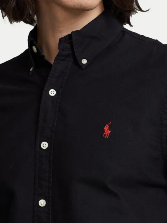 Polo Ralph Lauren Koszula Bsr 710772288 Czarny Slim Fit