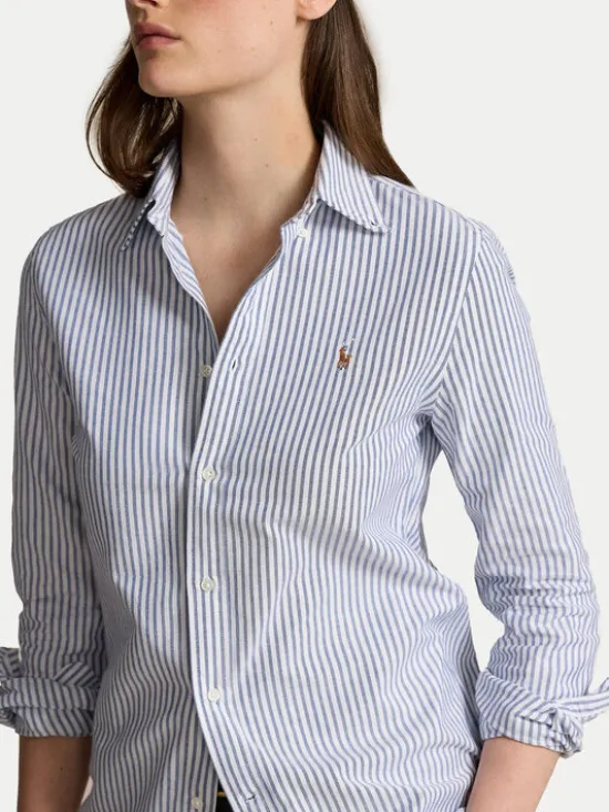Polo Ralph Lauren Koszula 211941508001 Niebieski Slim Fit