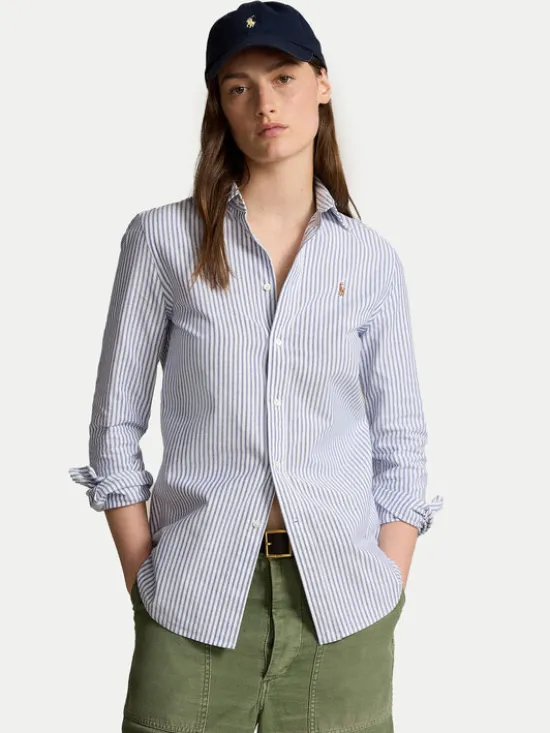 Polo Ralph Lauren Koszula 211941508001 Niebieski Slim Fit