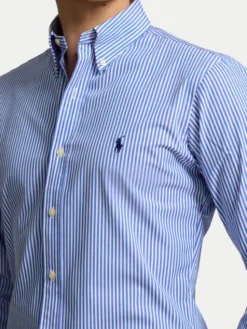 Polo Ralph Lauren Koszula 710929346001 Niebieski jasny Custom Fit