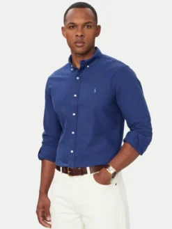 Polo Ralph Lauren Koszula 710804257507 Niebieski Regular Fit