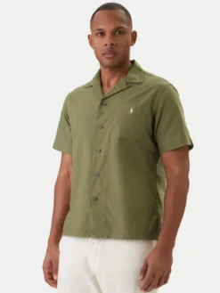 Polo Ralph Lauren Koszula 710980423502 Zielony Regular Fit