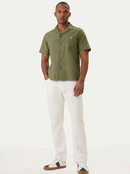 Polo Ralph Lauren Koszula 710980423502 Zielony Regular Fit