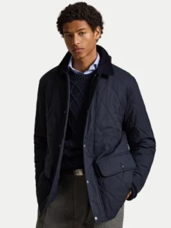 Polo Ralph Lauren Kurtka przejściowa 710B15443001 Granatowy Regular Fit
