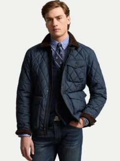 Polo Ralph Lauren Kurtka przejściowa 710847071006 Granatowy Regular Fit