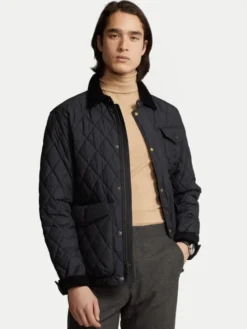 Polo Ralph Lauren Kurtka przejściowa 710847071002 Czarny Regular Fit