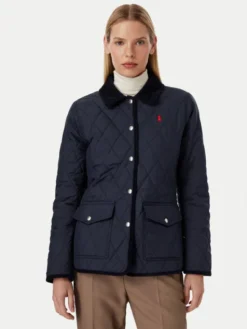 Polo Ralph Lauren Kurtka przejściowa 211B17293002 Granatowy Slim Fit