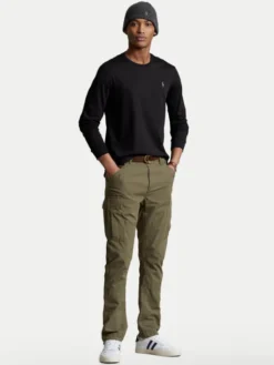 Polo Ralph Lauren Longsleeve 710760121 Czarny Slim Fit
