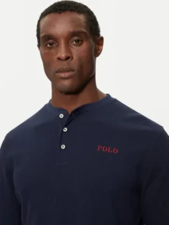 Polo Ralph Lauren Longsleeve 714950609002 Granatowy Slim Fit