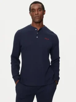 Polo Ralph Lauren Longsleeve 714950609002 Granatowy Slim Fit