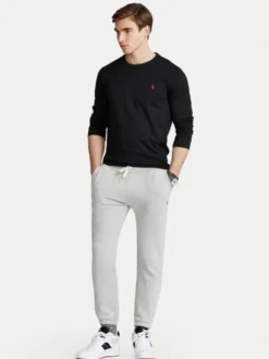 Polo Ralph Lauren Longsleeve Classics 710671468001 Czarny Custom Slim Fit