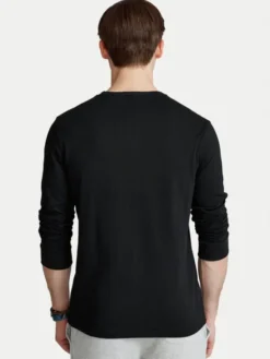 Polo Ralph Lauren Longsleeve Classics 710671468001 Czarny Custom Slim Fit