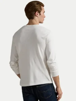 Polo Ralph Lauren Longsleeve 710760121 Biały Slim Fit