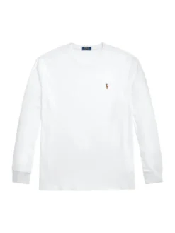 Polo Ralph Lauren Longsleeve 710760121 Biały Slim Fit