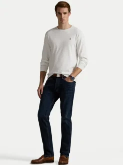 Polo Ralph Lauren Longsleeve 710760121 Biały Slim Fit