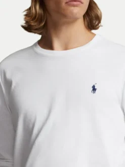 Polo Ralph Lauren Longsleeve Classics 710671468004 Biały Custom Slim Fit