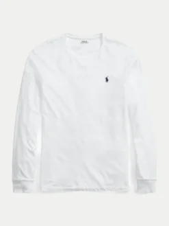Polo Ralph Lauren Longsleeve Classics 710671468004 Biały Custom Slim Fit
