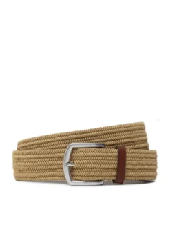 Polo Ralph Lauren Pasek Męski 35Mm Braid Stretch 405666041004 Brązowy