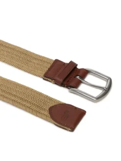 Polo Ralph Lauren Pasek Męski 35Mm Braid Stretch 405666041004 Brązowy