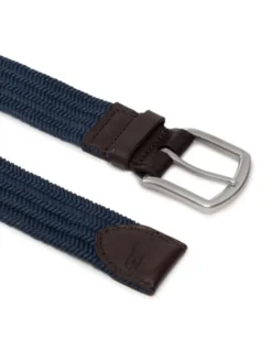 Polo Ralph Lauren Pasek Męski 35Mm Braid Stretch 405666041002 Granatowy